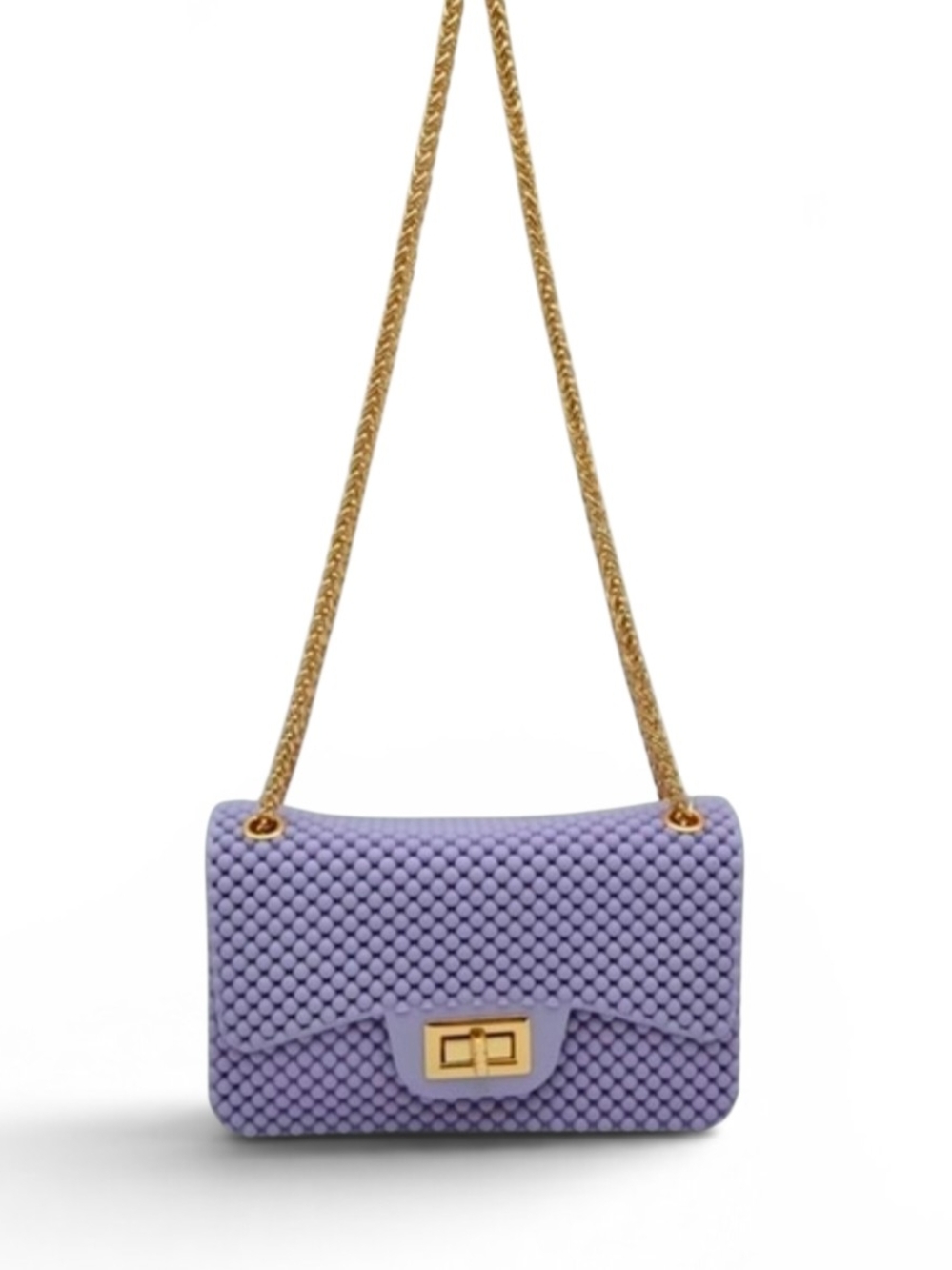 Lavender Mini Jelly Chain Shoulder/Crossbody Bag 🎉NWT - Picture 2 of 4